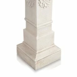 H83cm Budding Dahlia Solar Bird Bath Water Feature with Lights & Automation Function by Solaray -Water Features Shop DF0697 add image 3 adf7