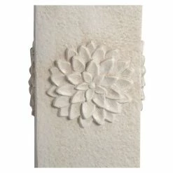 H83cm Budding Dahlia Solar Bird Bath Water Feature with Lights & Automation Function by Solaray -Water Features Shop DF0697 add image 4 24e6