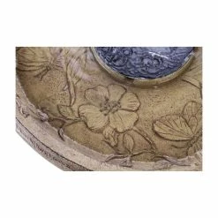 84cm Butterfly Brook Solar Bird Bath Water Feature with Lights by Solaray™ -Water Features Shop DF0698 add image 3 659a