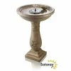 84cm Butterfly Brook Solar Bird Bath Water Feature with Lights by Solaray™ -Water Features Shop DF0698 main image 9fd9