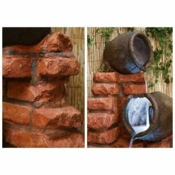 H119cm Regal 4-Tier Oil Jar Water Feature with Lights | Indoor/Outdoor Use by Ambienté 15 H119cm Regal 4-Tier Oil Jar Water Feature with Lights | Indoor/Outdoor Use by Ambienté -Water Features Shop WF0660 add image 3 994b