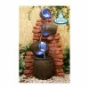 H119cm Regal 4-Tier Oil Jar Water Feature with Lights | Indoor/Outdoor Use by Ambienté -Water Features Shop WF0660 main image 1ef6