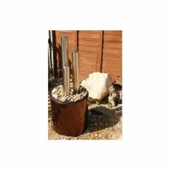 100cm 3-Tier Tube Stainless Steel Water Feature with Lights | Indoor/Outdoor Use by Ambienté -Water Features Shop WF0712A add image 2 a42a