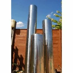 H135cm 3-Tier Tube Stainless Steel Water Feature with Lights | Indoor/Outdoor Use by Ambienté 12 H135cm 3-Tier Tube Stainless Steel Water Feature with Lights | Indoor/Outdoor Use by Ambienté -Water Features Shop WF0713A add image 4 2666