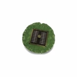 D36cm Floating Lily Pad Solar Water Fountain with Lights by Solaray -Water Features Shop WF0769A add image 1 26d4