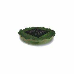 D36cm Floating Lily Pad Solar Water Fountain with Lights by Solaray -Water Features Shop WF0769A add image 2 1c64
