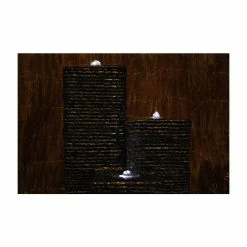 H92cm Cassia 3-Column Water Feature with Lights | Indoor/Outdoor Use by Ambienté 11 H92cm Cassia 3-Column Water Feature with Lights | Indoor/Outdoor Use by Ambienté -Water Features Shop WF0906 add image 4 6085