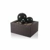 H34cm Triple Sphere Ceramic Water Feature with Lights by Ambienté -Water Features Shop WF0921A main image ef4d
