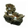 Large Boulder River Falls Water Feature with Lights W150cm x H72cm -Water Features Shop WF10140 main image d3de
