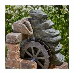 H50cm Cascading Mill Solar Water Feature -Water Features Shop WF10212 add image 2 8fef