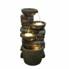 H44cm Braga Pouring Bowls Cascading Water Feature with Lights -Water Features Shop WF10232 main image 49ef