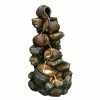 H56cm Dakota Pouring Pots Cascading Water Feature with Lights -Water Features Shop WF10234 main image f36f
