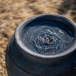 49cm Solar Bubbling Vase Fountain Water Feature With Battery Backup and Lights By Solaray -Water Features Shop WF10477 6 4e68