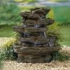 H71cm Red Rock Springs Multi Tier Cascading Water Feature with Lights 1 H71cm Red Rock Springs Multi Tier Cascading Water Feature with Lights -Water Features Shop WF30785 main image 4a92