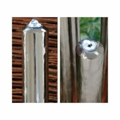 H156cm 3 Brushed Tubes Stainless Steel Water Feature with Lights | Indoor/Outdoor Use by Ambienté -Water Features Shop WF3395 add image 2 e4b1