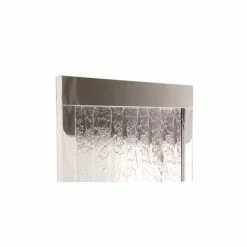 H213cm The Big One Brushed Stainless Steel Water Wall Cascade | Indoor/Outdoor Use by Ambienté -Water Features Shop WF3412 add image 3 18dd