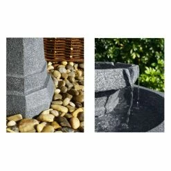 H75cm Castille Solar Bird Bath Water Feature with Lights by Solaray -Water Features Shop WF3445A add image 2 e57d