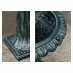 H79cm Victoriana Solar Bird Bath Water Feature with Lights by Solaray -Water Features Shop WF3501A add image 2 44a4