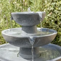 H42cm Hatfield 3-Tier Cascading Water Feature by Solaray 20 H42cm Hatfield 3-Tier Cascading Water Feature by Solaray -Water Features Shop WF3615 add image 7 78f7