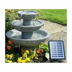 H42cm Hatfield 3-Tier Cascading Water Feature by Solaray 13 H42cm Hatfield 3-Tier Cascading Water Feature by Solaray -Water Features Shop WF3615 rollover image dc5d