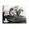 H66cm Ammonite Cascading Stainless Steel Water Feature | Indoor/Outdoor Use by Ambienté -Water Features Shop WF3622SSR main image 9577