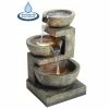 H62cm Kendal 3-Tier Cascading Water Feature with Lights | Indoor/Outdoor Use by Ambienté -Water Features Shop WF3698 main image ff36