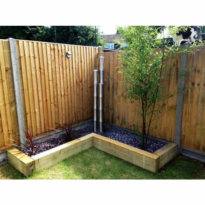 H120cm Brushed Bamboo Stainless Steel Water Feature with Lights | Indoor/Outdoor Use by Ambienté 7 H120cm Brushed Bamboo Stainless Steel Water Feature with Lights | Indoor/Outdoor Use by Ambienté - Image 5