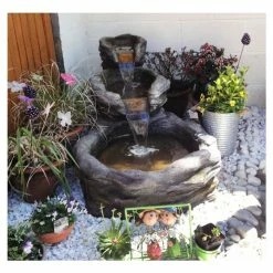 H63cm Cascading Stone River Water Feature with Lights | Indoor/Outdoor Use by Ambienté -Water Features Shop WF3919 add image 6 8c30