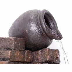 H120cm York 3-Tier Cascading Jars Water Feature & Planter with Lights by Ambienté -Water Features Shop WF4227 add image 4 1847