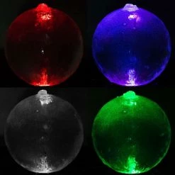 W30cm Translucent Sphere Water Feature with Colour Changing LEDs by Ambienté -Water Features Shop WF4234 add image 2 9082