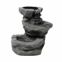 H48cm Dornie Solar Powered Pouring Water Feature with Planter - By Solaray 11 H48cm Dornie Solar Powered Pouring Water Feature with Planter - By Solaray -Water Features Shop WF4253 add image 4 b25a