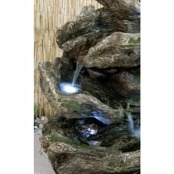 H103cm Rocky River Cascading Water Feature with Lights | Indoor/Outdoor Use by Ambienté -Water Features Shop WF6031 add image 1 3cf3