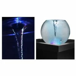 H52cm Vortex Whirlpool Orb Water Feature with Colour Lights | Indoor/Outdoor Use by Ambienté -Water Features Shop WF6036 add image 2 e78f