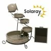 H55cm Earthenware Solar Water Feature with Battery Backup and LEDs by Solaray -Water Features Shop WF6042 main image a6ae