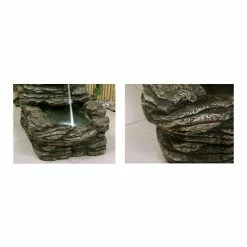 H73cm Easter Island Solar Head Water Feature & Planter with Lights by Solaray -Water Features Shop WF7003 add image 1 a88b