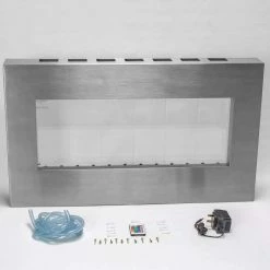 H55cm Bubble Hanging Landscape Water Wall with Colour-Changing LEDs | Indoor Use by Ambienté -Water Features Shop WF7008 add image 4 8cbc