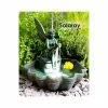 H30cm Fairy on Clam Shell Programmable Solar Water Feature with Lights by Solaray -Water Features Shop WF7060 main image ef80