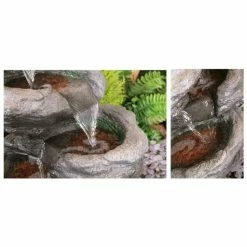 H56cm Sanke Steps 5-Tier Cascading Water Feature with Lights by Ambienté -Water Features Shop WF7079 add image 2 6bcb