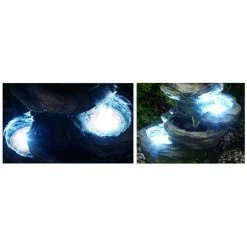 H56cm Sanke Steps 5-Tier Cascading Water Feature with Lights by Ambienté -Water Features Shop WF7079 add image 3 cc80