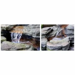 H65cm Ogen River Leap 4-Tier Cascading Water Feature with Lights | Indoor/Outdoor Use by Ambienté -Water Features Shop WF7080 add image 2 3c49