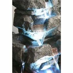 H36cm Shubunkin Spills 4-Tier Cascading Water Feature with Lights by Ambienté -Water Features Shop WF7083 add image 2 0d98
