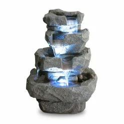 H36cm Shubunkin Spills 4-Tier Cascading Water Feature with Lights by Ambienté -Water Features Shop WF7083 add image 3 cae7