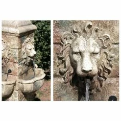 H100cm Majestic Lion Water Feature with Lights | Indoor/Outdoor Use by Ambienté -Water Features Shop WF7084 add image 1 5d1b