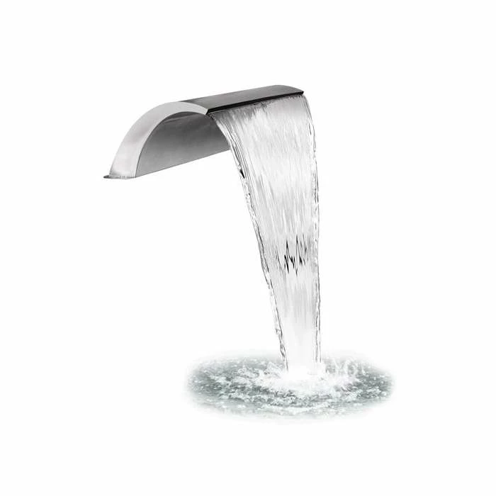 L45cm Wide Arc Stainless Steel Waterfall Blade Cascade by Ambienté 3 L45cm Wide Arc Stainless Steel Waterfall Blade Cascade by Ambienté