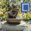 H25cm Cosmos Solar Oil Jar Ceramic Water Feature in Brown - Outdoor & Conservatory Use by Solaray 1 H25cm Cosmos Solar Oil Jar Ceramic Water Feature in Brown - Outdoor & Conservatory Use by Solaray -Water Features Shop WF7142BR main image e53d