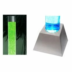 H183cm Bubble Tube Water Feature with Colour Changing LEDs | Indoor/Outdoor Use - by Fluid -Water Features Shop WF7156 add image 3 0d32