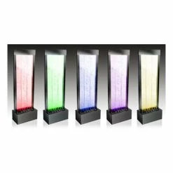 H122cm Bubble Water Wall with Colour Changing LEDs | Indoor/Outdoor Use - by Fluid -Water Features Shop WF7160 add image 1 c681