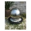 Alger Stainless Steel Sphere Water Feature with LED Lights -Water Features Shop WF7271 main image a71c