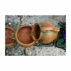 H57cm Bicycle 4-Tier Cascading Solar Water Feature with Planter Basket by Solaray -Water Features Shop WF8441 add image 4 aebe