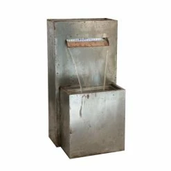 H89cm Halton Corten Steel Waterfall Cascade Planter with Lights by Ambienté 14 H89cm Halton Corten Steel Waterfall Cascade Planter with Lights by Ambienté -Water Features Shop WF8443 add image 4 e8d2